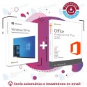 Windows 10 PRO + Office 2016 PRO PLUS para 1 PC