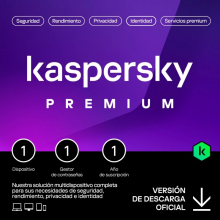 Kaspersky Premium 2023 - 1 Dispositivo - 1 año