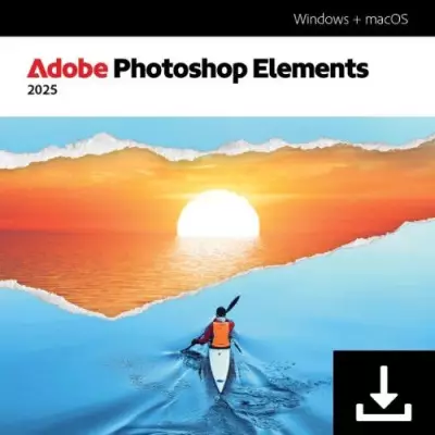 Adobe Photoshop Elements 2025 para Windows / Mac OS