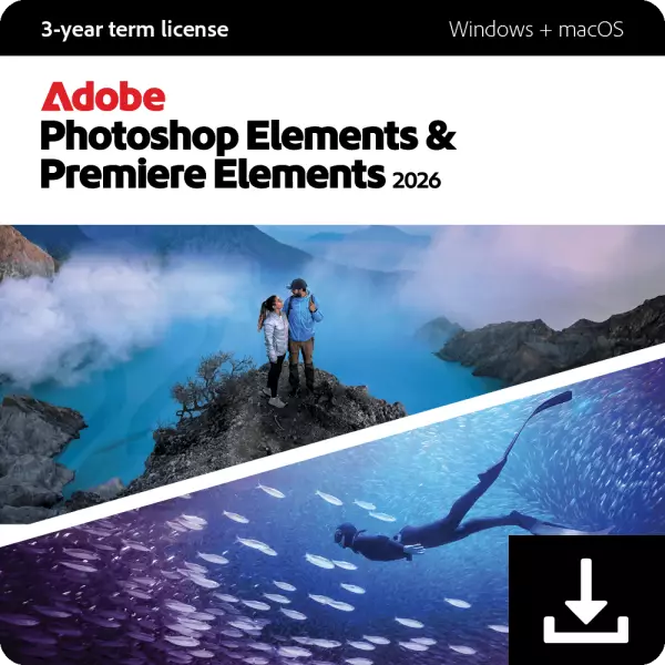 Comprar Adobe Photoshop Elements 2026 + Premiere Elements 2026 Win/MAC