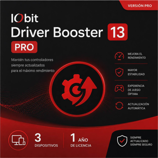 IObit Driver Booster 13 PRO: Actualiza y optimiza tus drivers de tu PC