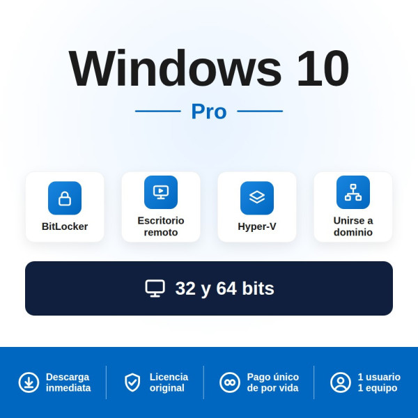 Licencia Windows 10 PRO ▶️ Compra Barato en Revolution Soft