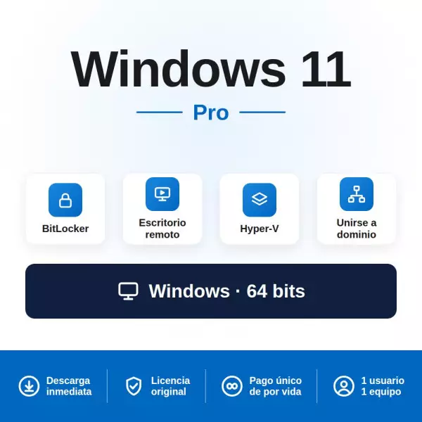 Comprar Windows 11 Pro | Licencia con Factura IVA | Envío Inmediato