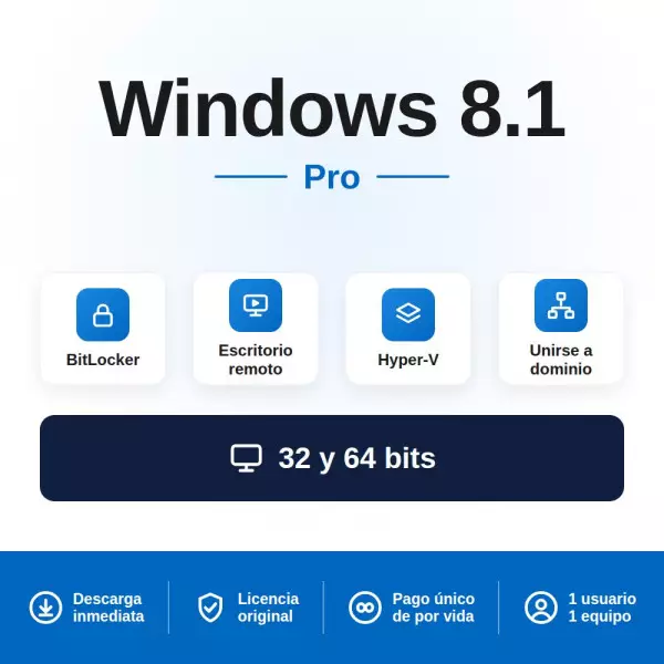 Comprar Windows 8.1 Pro original a un precio INCREÍBLE