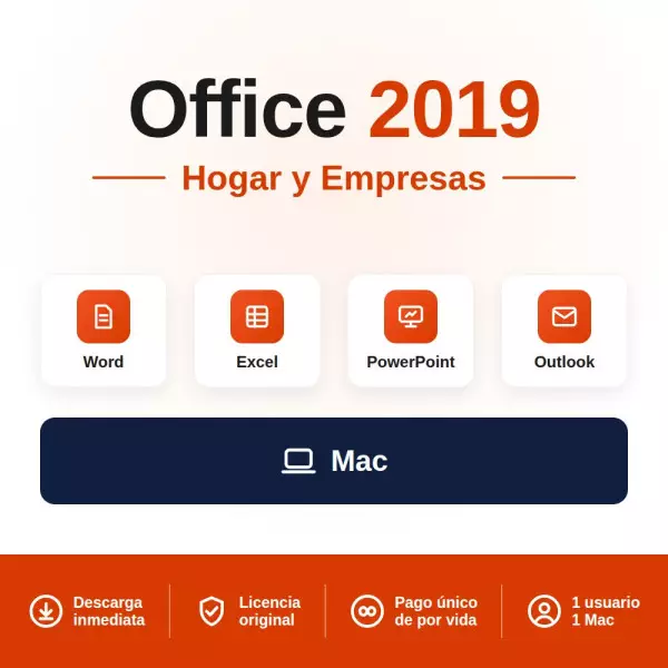 Comprar Office 2019 Hogar y Empresas para MAC - Licencia original a un precio Increíble