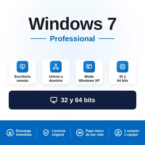 Comprar Licencia windows 7 professional Original a un precio INCREÍBLE