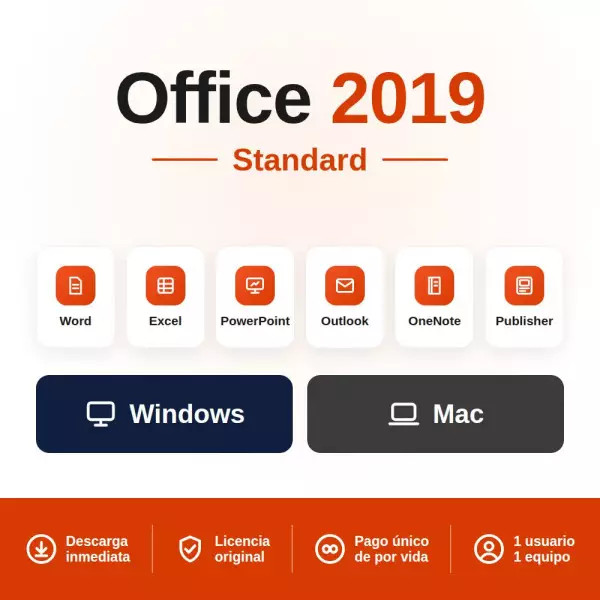 Licencia Office LTSC 2019 Standard (Licencia de Volumen)