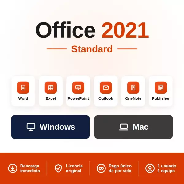 Comprar Office 2021 Standard LTSC | Licencia Windows y Mac | Sin Suscripción