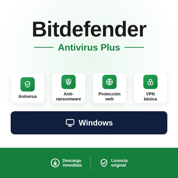 Bitdefender Antivirus Plus para PC