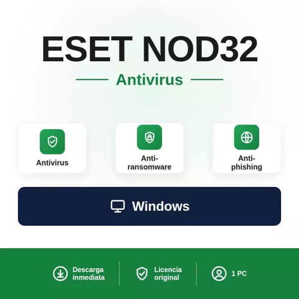 Comprar ESET NOD32 Antivirus | Licencia desde 27,90 €