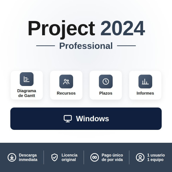 Comprar Licencia de Project 2024 Pro LTSC