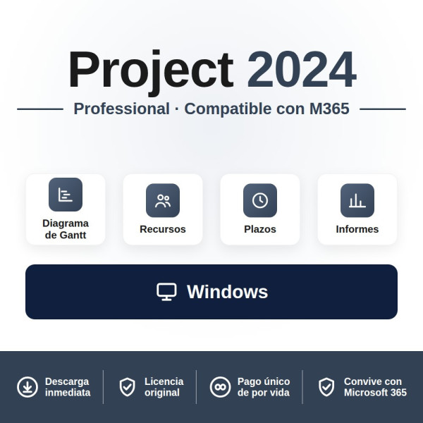 Comprar Licencia de Project 2024 Pro LTSC