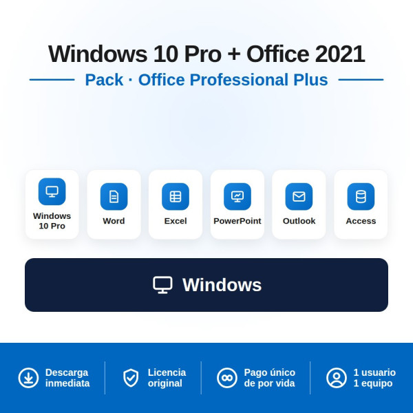 Windows 10 PRO + Office 2021 PRO PLUS Online Activation Keys