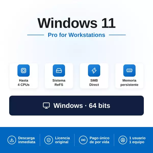 Comprar Windows 11 Pro for Workstation: Rendimiento superior