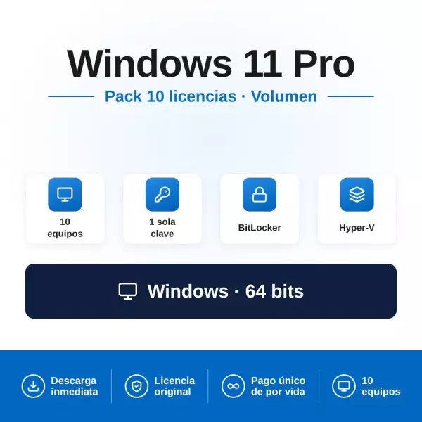 PACK 10 Licencias de WINDOWS 10 PRO