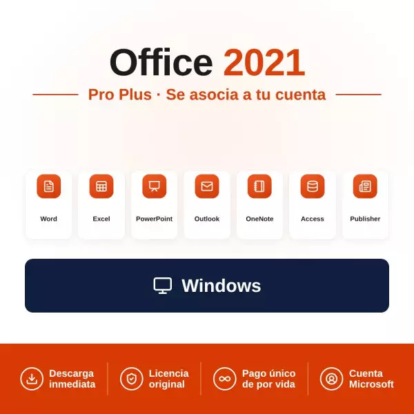 Licencia Office 2021 Pro Plus ▶️ Bind key