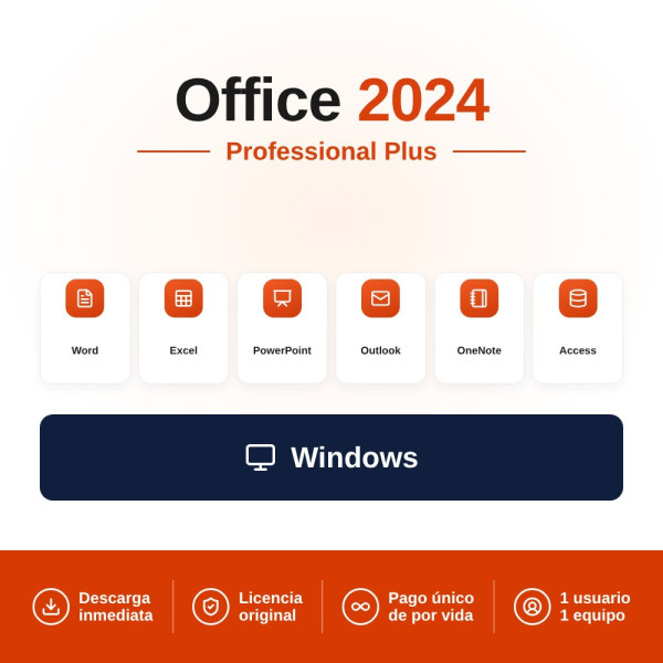 Comprar Office 2024 Professional Plus | Licencia Perpetua | Factura IVA