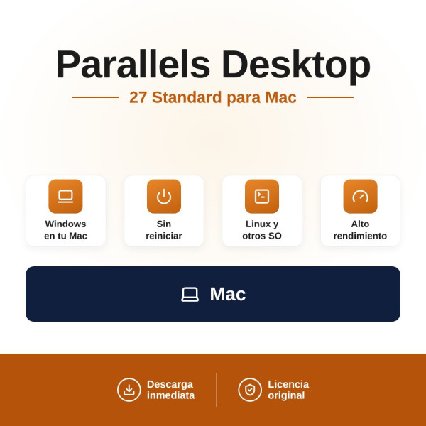Compra Parallels Desktop 27 Standard para Mac ¡Ya Disponible!