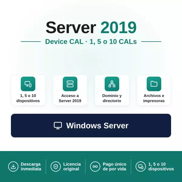 Compra Microsoft Windows Server 2019 Device CAL - Licencias a Buen Precio