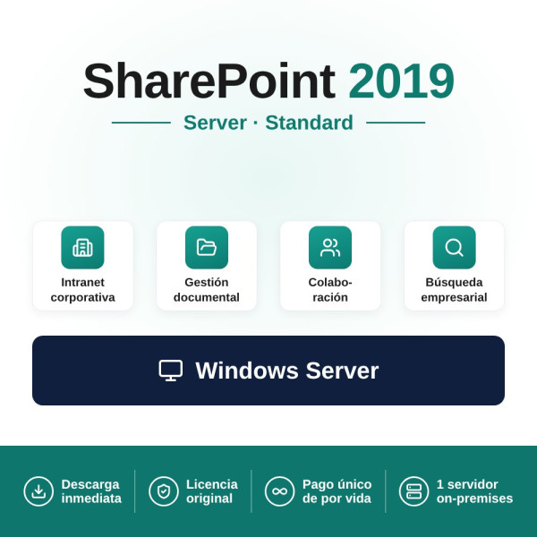 Comprar Microsoft SharePoint Server 2019 Standard