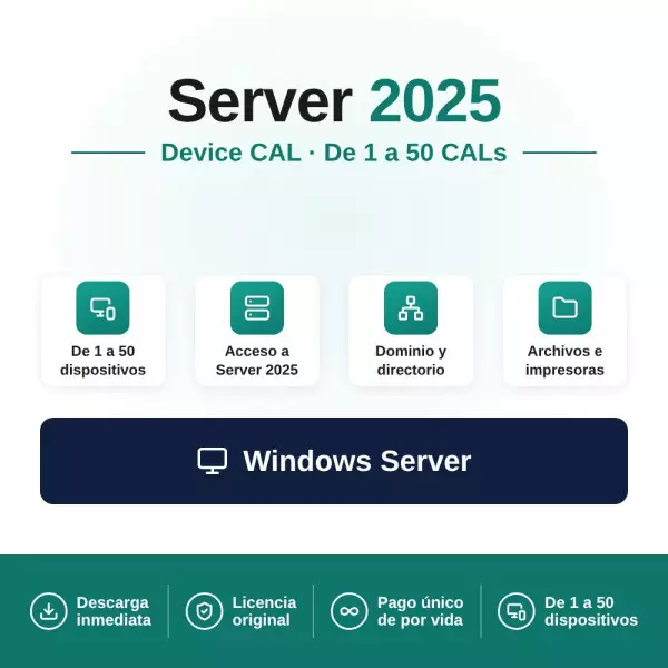 Comprar Microsoft Windows Server 2025 Device CAL - Mejora tu Red
