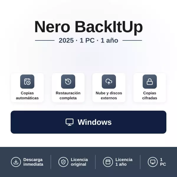 Respaldo Nero BackItUp 2025: Seguridad y confiabilidad