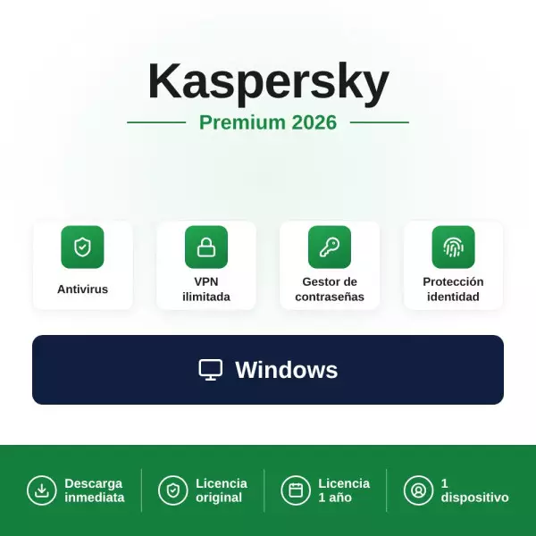 Compra Kaspersky Premium 2026: Defensa contra Ciberamenazas