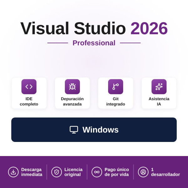 Comprar Visual Studio 2022 Pro: Innovación en desarrollo de software