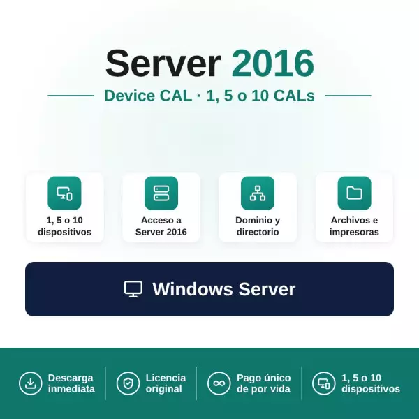 Compra Windows Server 2016 Device CAL al Mejor Precio