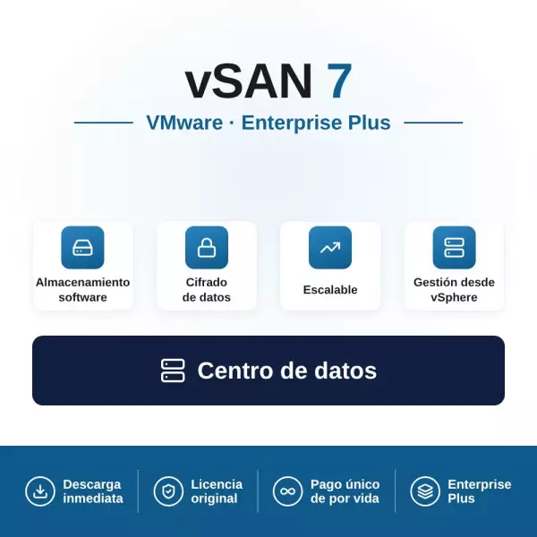 Comprar VMware vSan 7 Enterprise Plus hiperconvergente