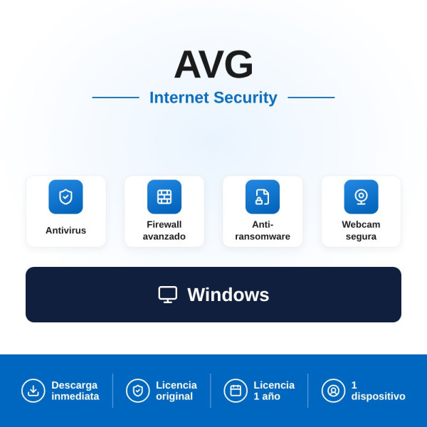 Comprar AVG Internet Security - 1 año - 1 dispositivo