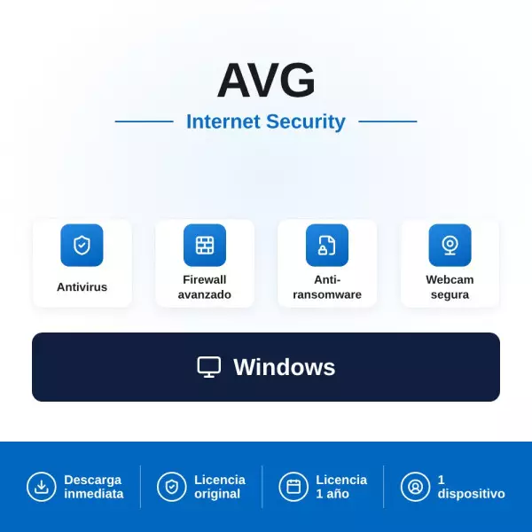 Comprar AVG Internet Security - 1 año - 1 dispositivo