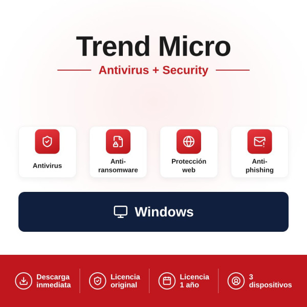 Comprar Trend Micro Antivirus + Security