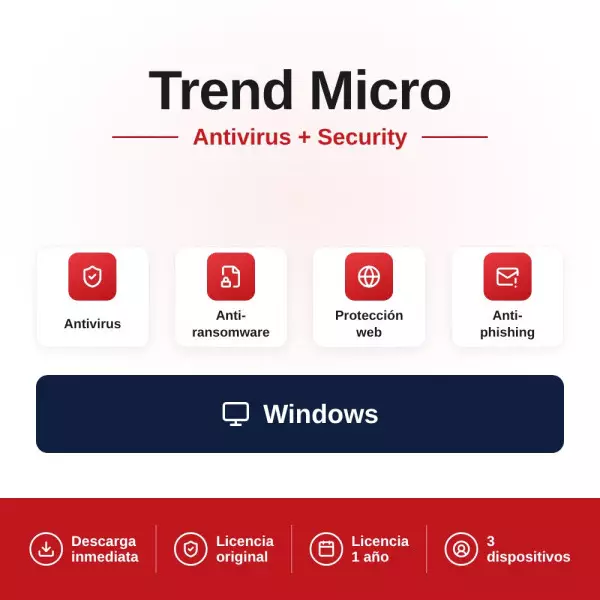 Comprar Trend Micro Antivirus + Security