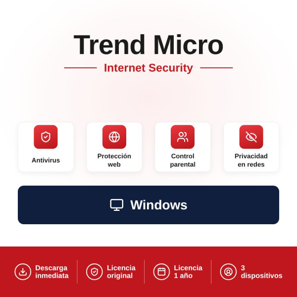 Comprar Trend Micro Internet Security