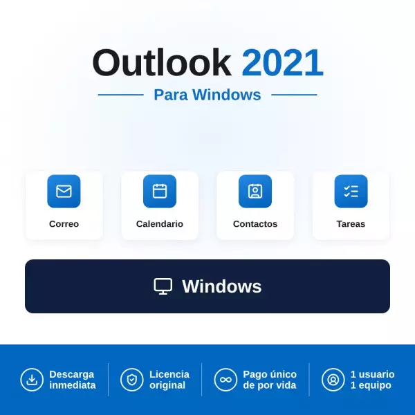 Microsoft Outlook 2021 ▶️ Compra Barato en Revolution Soft