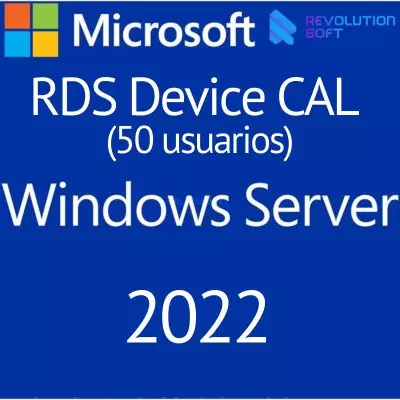 Remote Desktop Services device connections (50) para Windows Server 2022