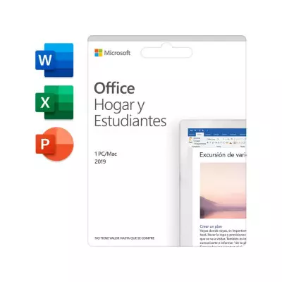 ▶️Microsoft Office Hogar y Estudiantes 2019 - licencia - 1 PC / Mac
