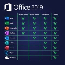 Office 2019 Pro Plus + + McAfee Internet Security 10 Devices - 1 year