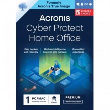 Acronis Cyber ​​Protect Home Office Premium per PC/MAC + 1 TB di spazio di archiviazione nel cloud - 1 anno