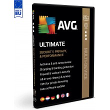 AVG Ultimate - 10 Dispositivos 1 Año (Internet Security + VPN + TuneUp) Descarga Digital